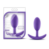 Luxe - Wearable Vibra Slim Plug - Medium - Purple